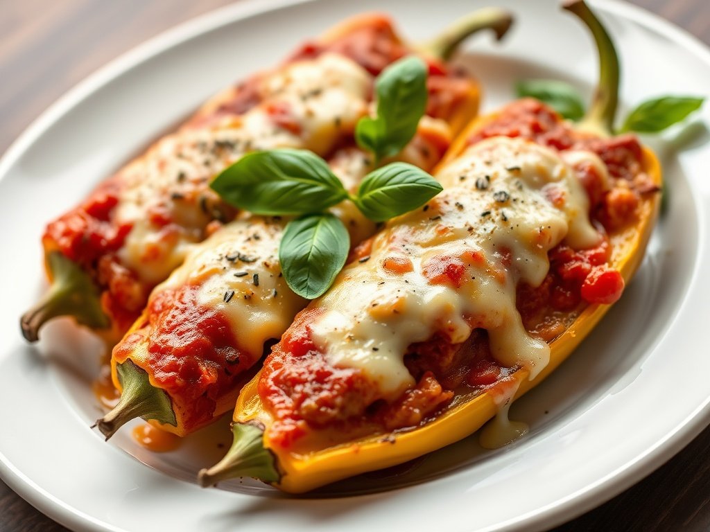 Easy Stuffed Banana Peppers